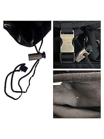 Prada Black Nylon Backpack (view 2)