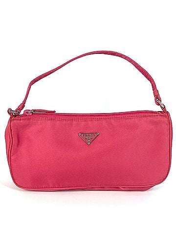 Prada Pink Nylon Handbag Shoulder Bag (view 1)
