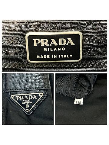 Prada Black Nylon Messenger Bag Shoulder Bag (view 2)
