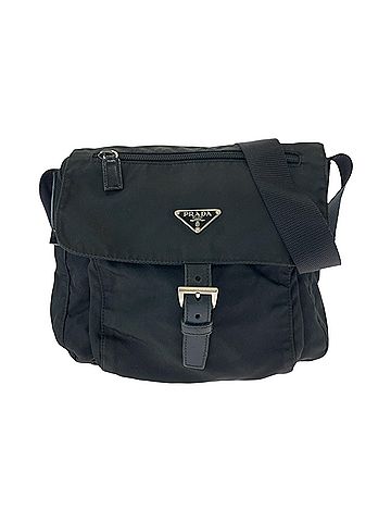 Prada Black Nylon Pochette Shoulder Bag (view 1)