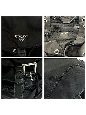 Prada Black Nylon Backpack (view 2)