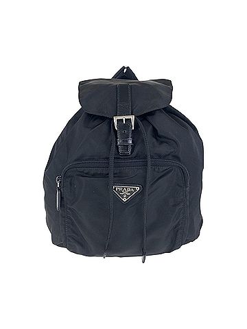 Prada Black Nylon Backpack (view 1)