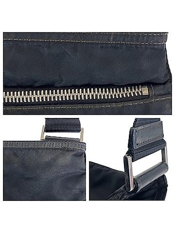 Prada Black Nylon Shoulder Bag (view 2)