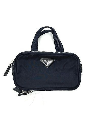 Prada Blue Nylon Handbag (view 1)