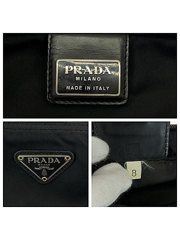 Prada Black Nylon Shoulder Bag (view 2)