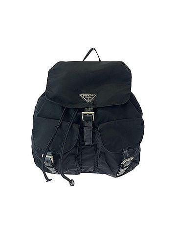 Prada Black Nylon Backpack (view 1)