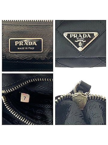 Prada Black Nylon Messenger Bag Shoulder Bag (view 2)