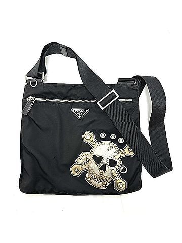 Prada Black Nylon Shoulder Bag (view 1)
