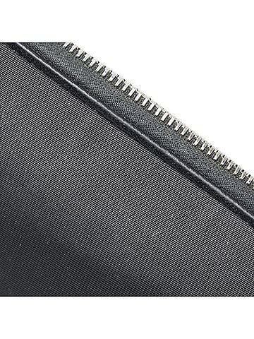 Prada Black Nylon Leather Long Wallet (Bi-Fold) (view 2)