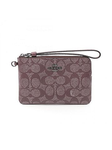 Coach Bordeaux Pvc Leather Pouch (view 1)