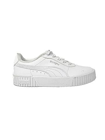 Puma Sneaker Kids Puma Carina 2.0 386186-02 White Casual Size 3 1/2 (view 1)