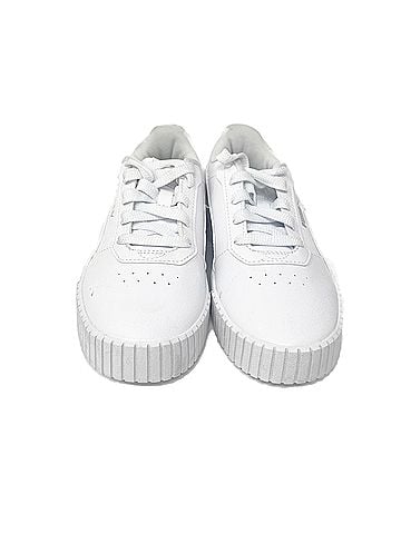 Puma Sneaker Kids Puma Carina 2.0 386186-02 White Casual Size 3 1/2 (view 2)