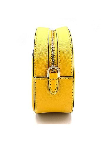 Michael Kors Yellow Leather Shoulder Bag (view 2)