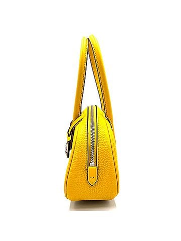 Michael Kors Yellow Leather Handbag (view 2)