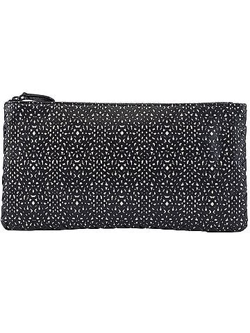 Bottega Veneta Black Leather Clutch Bag (view 1)