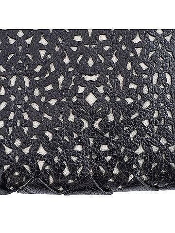 Bottega Veneta Black Leather Clutch Bag (view 2)