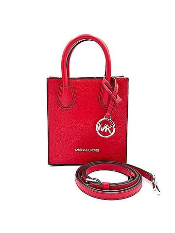 Michael Kors Red Color Leather Shoulder Bag (view 1)