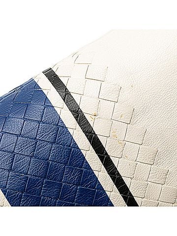Bottega Veneta White Leather Clutch Bag (view 2)