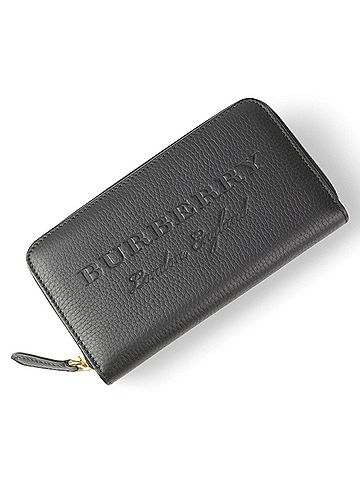 Burberry Black Leather Long Wallet (Bi-Fold) (view 1)