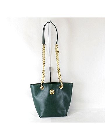 Chloé Green Leather Shoulder Bag (view 1)