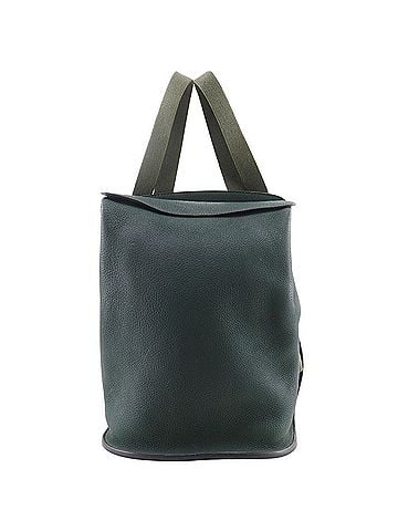 Hermès Green Leather Backpack (view 1)