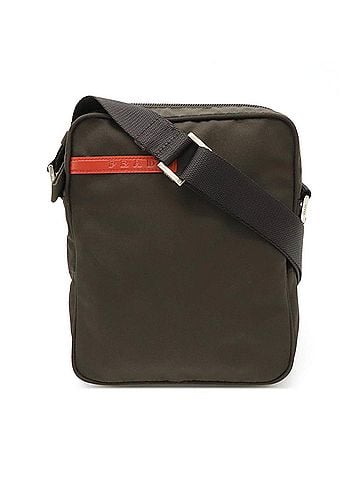 Prada Brown Nylon Shoulder Bag (view 1)