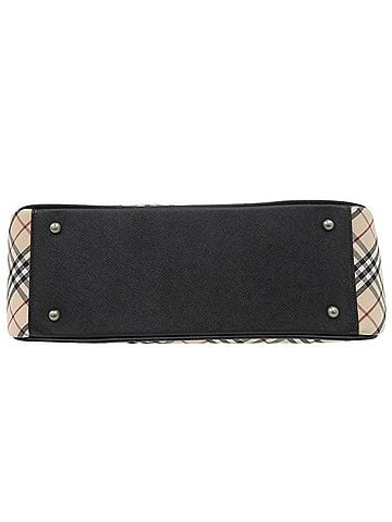 Burberry Multi-Color Leather Cotton Handbag (view 2)