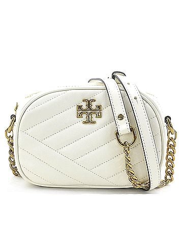 Tory Burch White Leather Shoulder Bag (view 1)