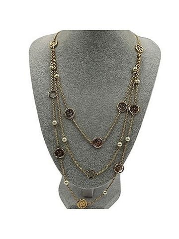 Tory Burch Gold Metal Necklace (view 1)