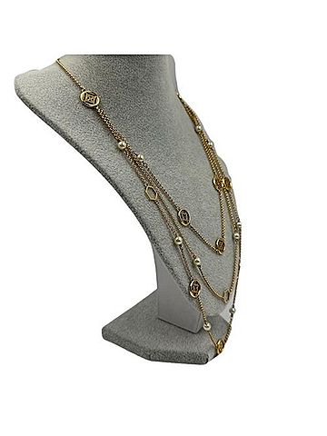 Tory Burch Gold Metal Necklace (view 2)