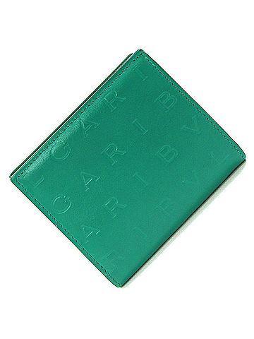 Bvlgari Green Leather Wallet (Bi-Fold) (view 1)