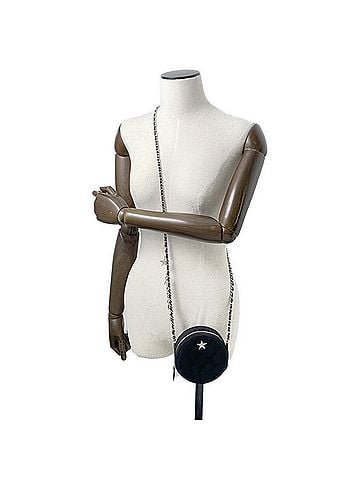 Chanel Black Suede Shoulder Bag (view 2)