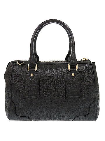 Burberry Black Leather Handbag Shoulder Bag (view 2)