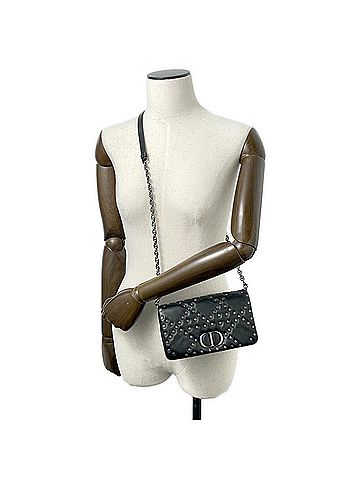 Dior Black Leather Shoulder Bag (view 2)