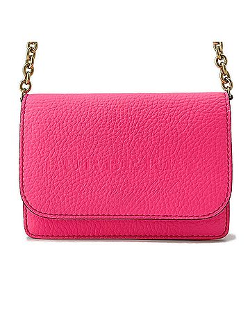 Burberry Pink Leather Shoulder Bag (view 1)