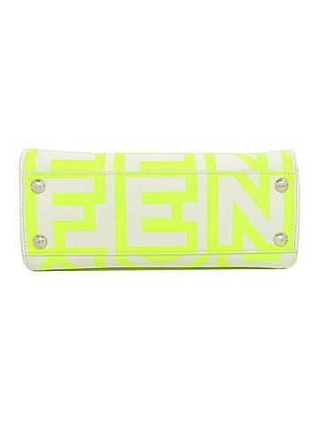 Fendi Peekaboo White Leather Handbag (view 2)