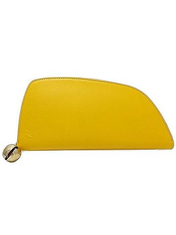 Burberry Yellow Leather Long Wallet (Bi-Fold) (view 1)