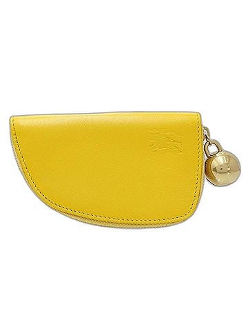 Burberry Yellow Leather Coin Purse/Coin Case (view 1)