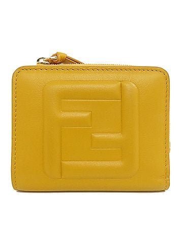 Fendi Yellow Leather Wallet (Bi-Fold) (view 1)