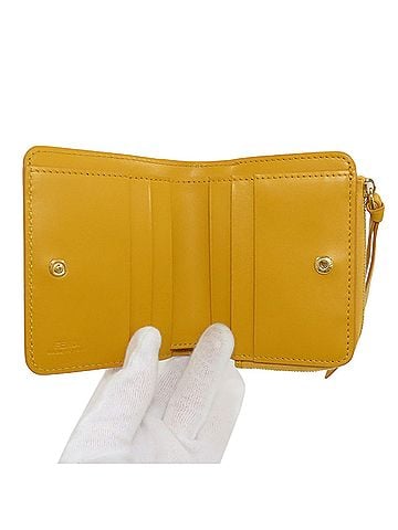 Fendi Yellow Leather Wallet (Bi-Fold) (view 2)