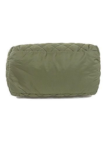 Chanel Khaki Nylon Handbag (view 2)