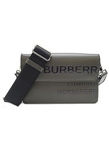 Burberry Brown Coated Canvas Shoulder Bag (view 1)