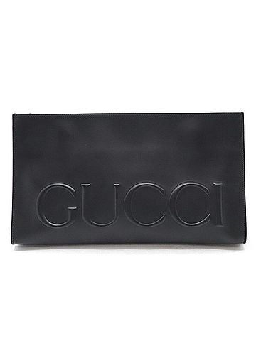 Gucci Black Leather Clutch Bag (view 1)