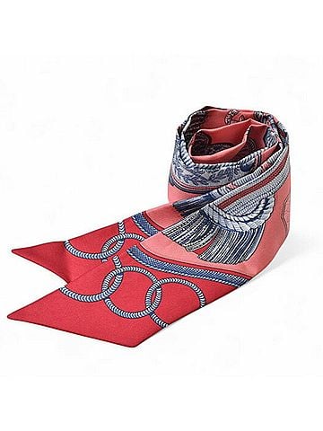 Hermès Pink Silk Scarf (view 1)