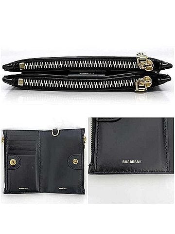 Burberry Black Leather Coin Purse/Coin Case (view 2)