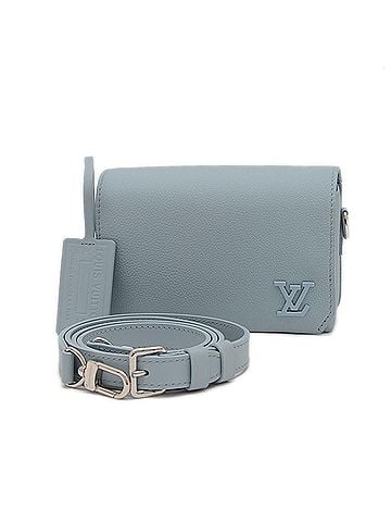 Louis Vuitton Blue Leather Shoulder Bag (view 1)
