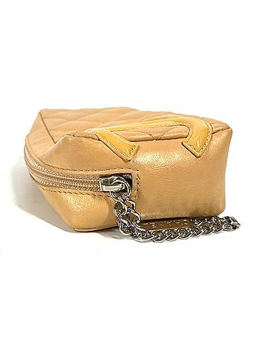 Chanel Beige Leather Pouch (view 2)