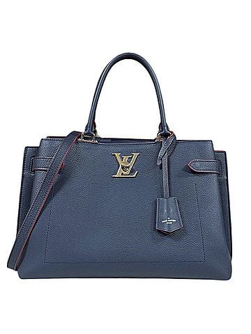Louis Vuitton Marine Rouge Navy Leather Shoulder Bag (view 1)