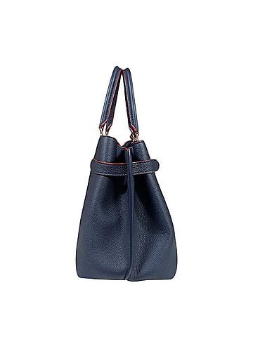 Louis Vuitton Marine Rouge Navy Leather Shoulder Bag (view 2)