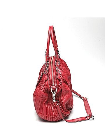 Coach Madison Red Color Leather Handbag Shoulder Bag (view 2)